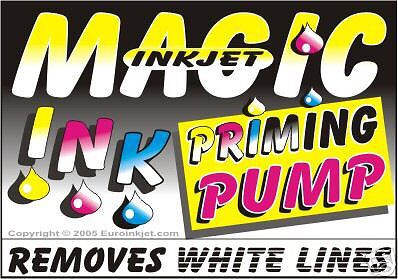 Magic Ink Priming Pump - Great for unclogging ALL Print Heads: Canon, HP, Olivetti, Lexmark, Dell, Samsung etc... & ANY INKJET CARTRIDGE (NOT req. for Epson)