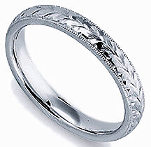 pure platinum wedding rings
