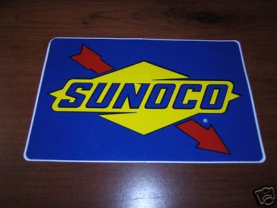 HUGE SUNOCO RACE FUELS STICKER DECAL   