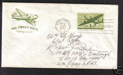 World War II Ace Robert Rankin signed FDC Aces  