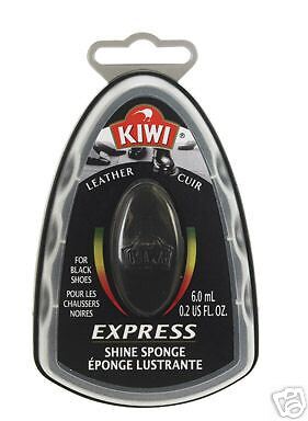 KIWI EXPRESS SHINE SPONGE black SHOE POLISH  