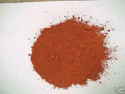 ceramic supplies red ochre pigment - one-half pound