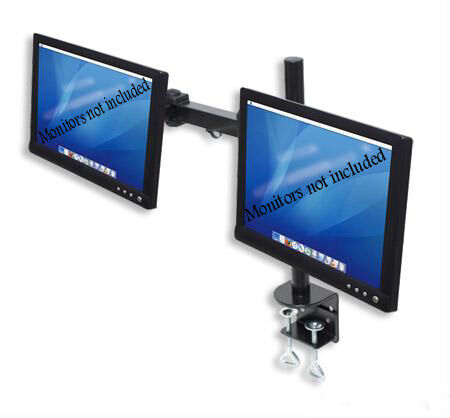   Monitor Stand Holds 2 monitors upto 24 New Free Domestic Shipping