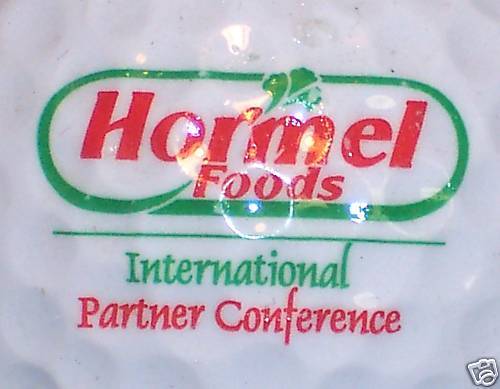 FOOD (1) HORMEL FOODS LOGO GOLF BALL BALLS  