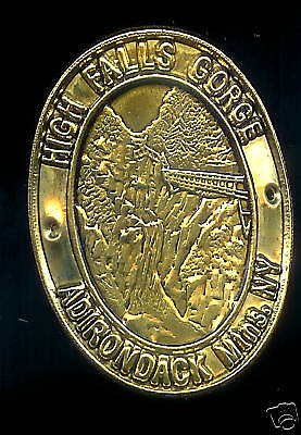 High Falls Gorge Adirondacks Badge stocknagel G2775