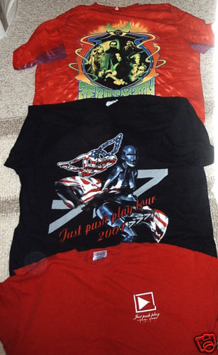 RARE AEROSMITH JUST PUSH PLAY SHIRTS PLUS MORE  