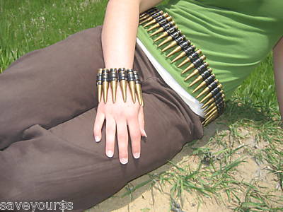 Plastic Toy Fake Ammo Bullet Belt Bandolier Military Army Soldier Costume Prop