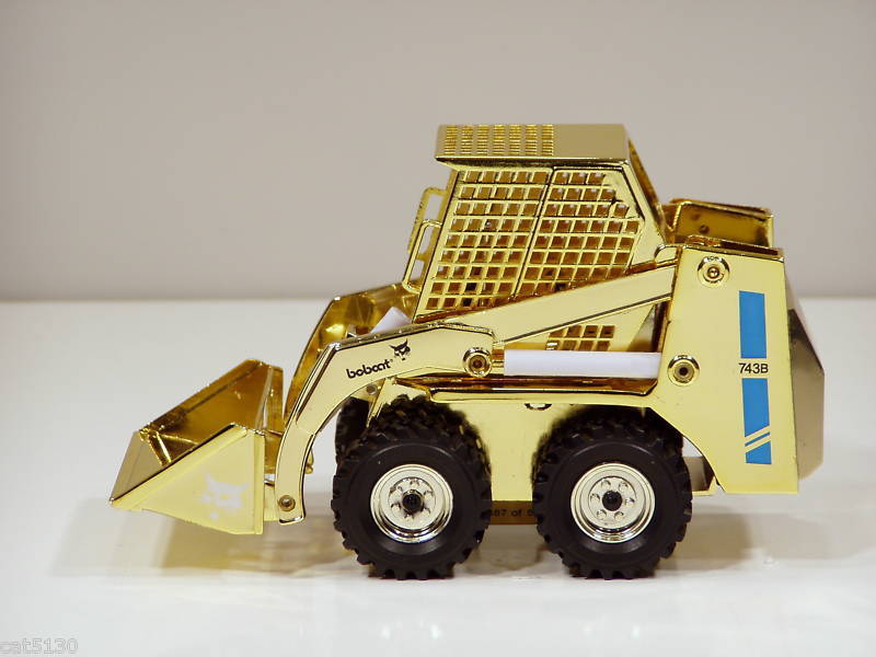 Bobcat 743B Skid Steer  1/25   GOLD   Limited Edition  