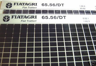 NEW Fiat Agri 65.56/DT Tractor Parts Catalog Microfiche  