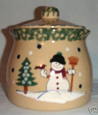 ABC Distributing, Inc. Canister with Snowman on Front  