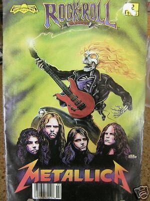 Comic Book 1989 Rock N Roll Comics METALLICA music band  