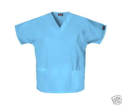 SCRUB XXSmall Blue Mist Cherokee Workwear Top 4700  