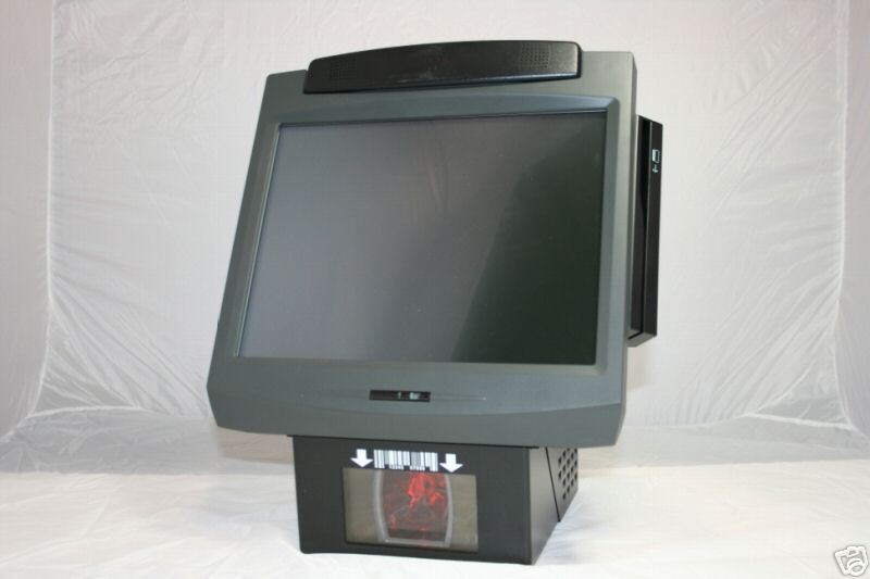 NCR 7402 2020 15 POS Kiosk with Integrated Scanner  