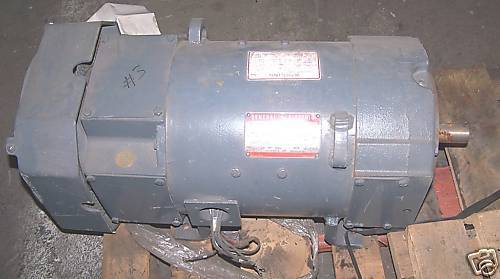 GE 7.5 HP DC ELECTRIC MOTOR TYPE CD258T 1750 2300 RPM  