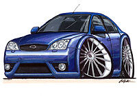 Cartoon ford mondeo #2