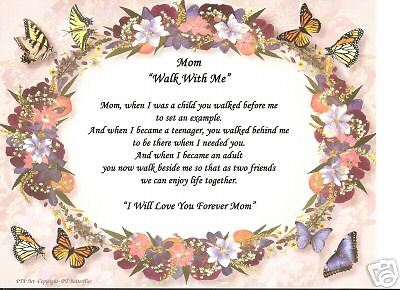 PRECIOUS MOM Poem Personalized Name Motherhood Print  