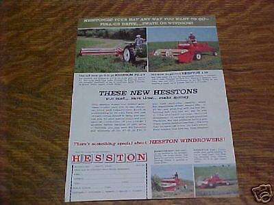 1965 Hesston Windrower Advertisement  