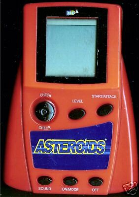 Electronic handheld ASTEROIDS game by MGA (Micro Games of America 