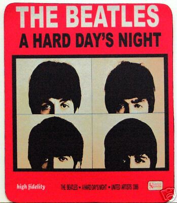 Beatles Mouse Pad Mousepad Vintage Hard Days Night New  