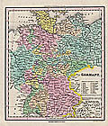 Germany   History   Genealogy   Maps   1840  