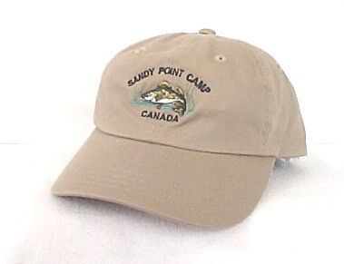 SANDY POINT CAMP* ONTARIO CANADA FLY FISHING HAT CAP  