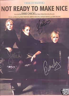 Sheet Music not Ready to Make Nice Dixie Chicks 91