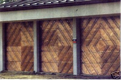 COPPER DOORS GARAGE DOOR ENTRY FRONT WOOD GATES  