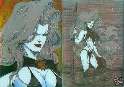 LADY DEATH 2 PROMO CARD SET DIAMOND DISTRIBUTORS 5X 7  