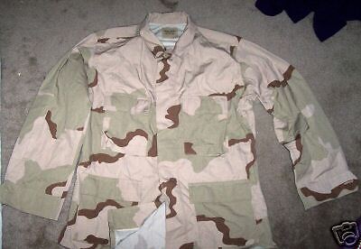 Military Surplus Army Desert Camo Coat BDU Medium Reg  