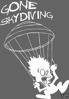 Skydiving lGone sky diving decal  