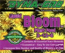 Dyna Gro. Bloom 3 12 6, 16 oz. liquid fertilizer  