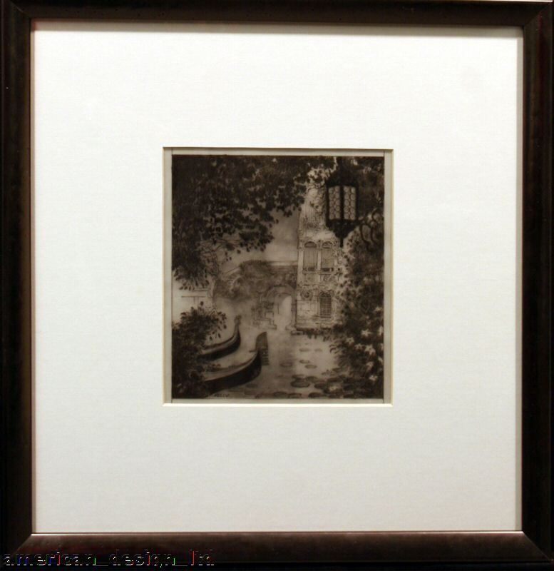 John Kelly Untitled Custom Framed Original Graphite Pencil Painting 