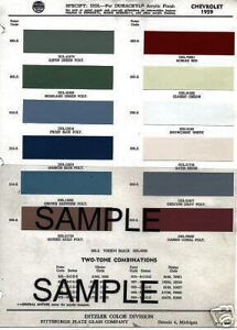 1942 Ford paint chips #9