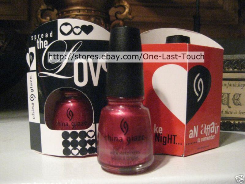 CHINA GLAZE gift boxed nailpolish AN AFFAIR TO REMEMBER  