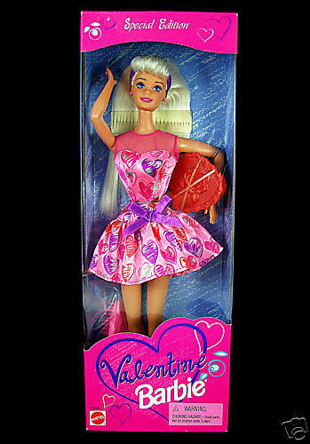 Valentine Barbie Special Ed Mint NRFB Mattel 17649  