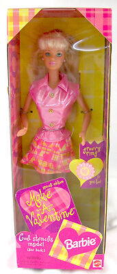 Make A Valentine Barbie NRFB Mattel 20339  