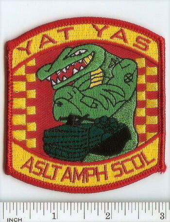 USMC Marines PATCH Assault Amphib School YAT YAS Gator  