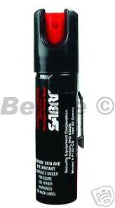 Sabre Pepper Spray 0.75oz With Pocket Clip P-22 UV dye