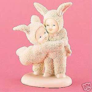 Dept. 56   Snowbunnies   Bunny Hug   RETIRED/NIB  