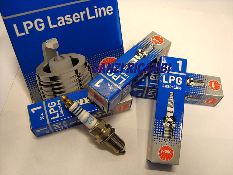 CANDELE NGK LPG1 LASER LINE IMPIANTI A GAS METANO GPL  