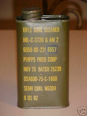 Military Surplus, Rifle Bore Cleaner, 8 oz  