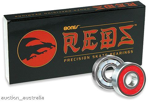 BONES REDS SKATEBOARD BEARINGS NEW best value in OZ top quality 8 