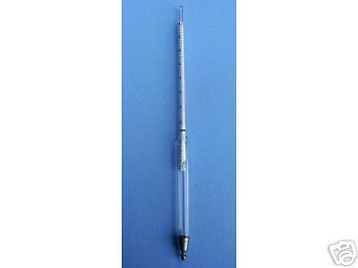 HYDROMETER BRIX SCALE % SUGAR 0 to 12 degrees  