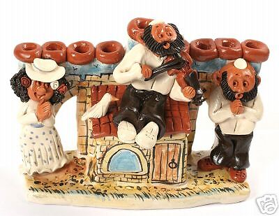 Jewish Fiddler on the Roof Hanukkah Menorah, Chanukah  