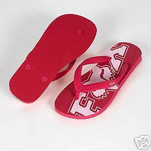 Fox Racing Fox Girls Fox Flops Strawberry, 6 *NWT*  