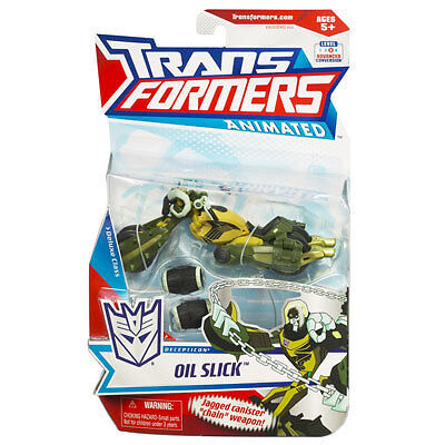 TRANSFORMERS Animated Deluxe Decepticons Oil Slick  