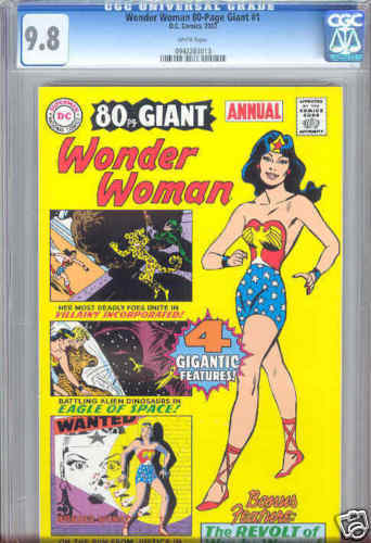 Wonder Woman 1 CGC 9.8 Gorgeous Key 80 pg Giant  