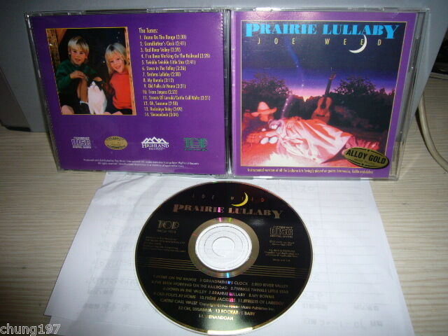 JOE WEED PRAIRIE LULLABY 1995 ALLOY GOLD CD VERY RARE  