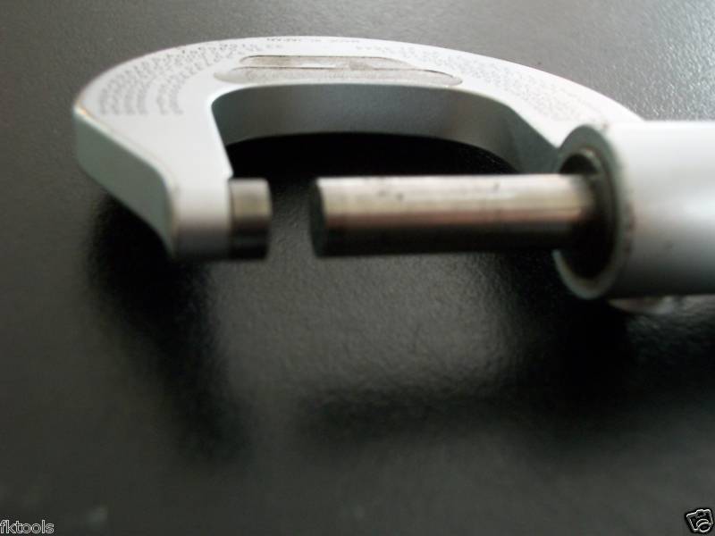 Mitutoyo Outside Micrometer 0 1 carbide anvil  