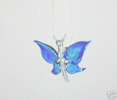 Butterfly Ornament Handblown Glass  